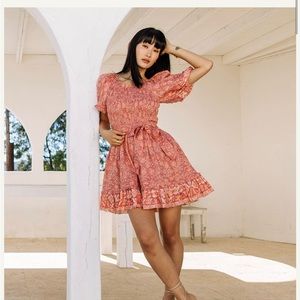 Cleo Bella new with tags Mina mini dress.  Camara floral. Size m